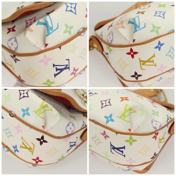 LOUIS VUITTON Monogram Multicolor Patty Shoulder Bag White M40305 Auth 127416V - Picture 16 of 16